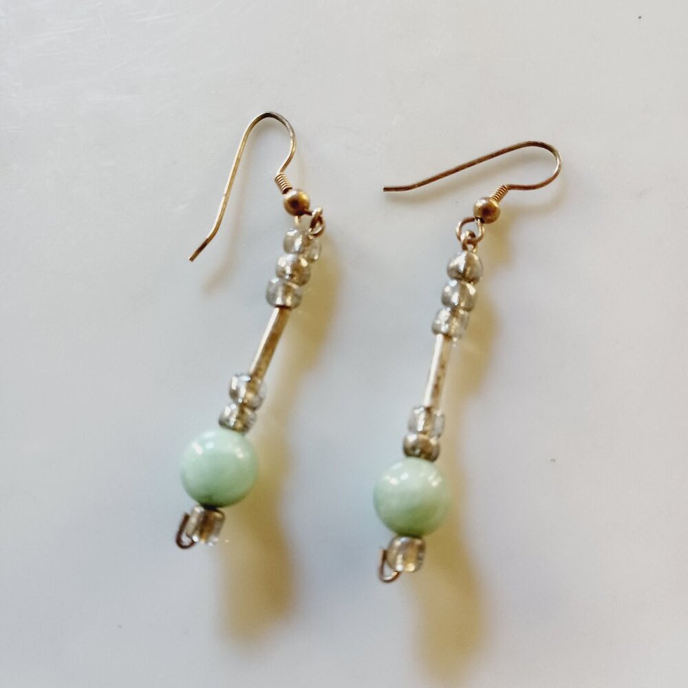 Pierced, beaded Earrings
